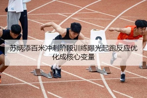 苏炳添百米冲刺阶段训练曝光起跑反应优化成核心变量